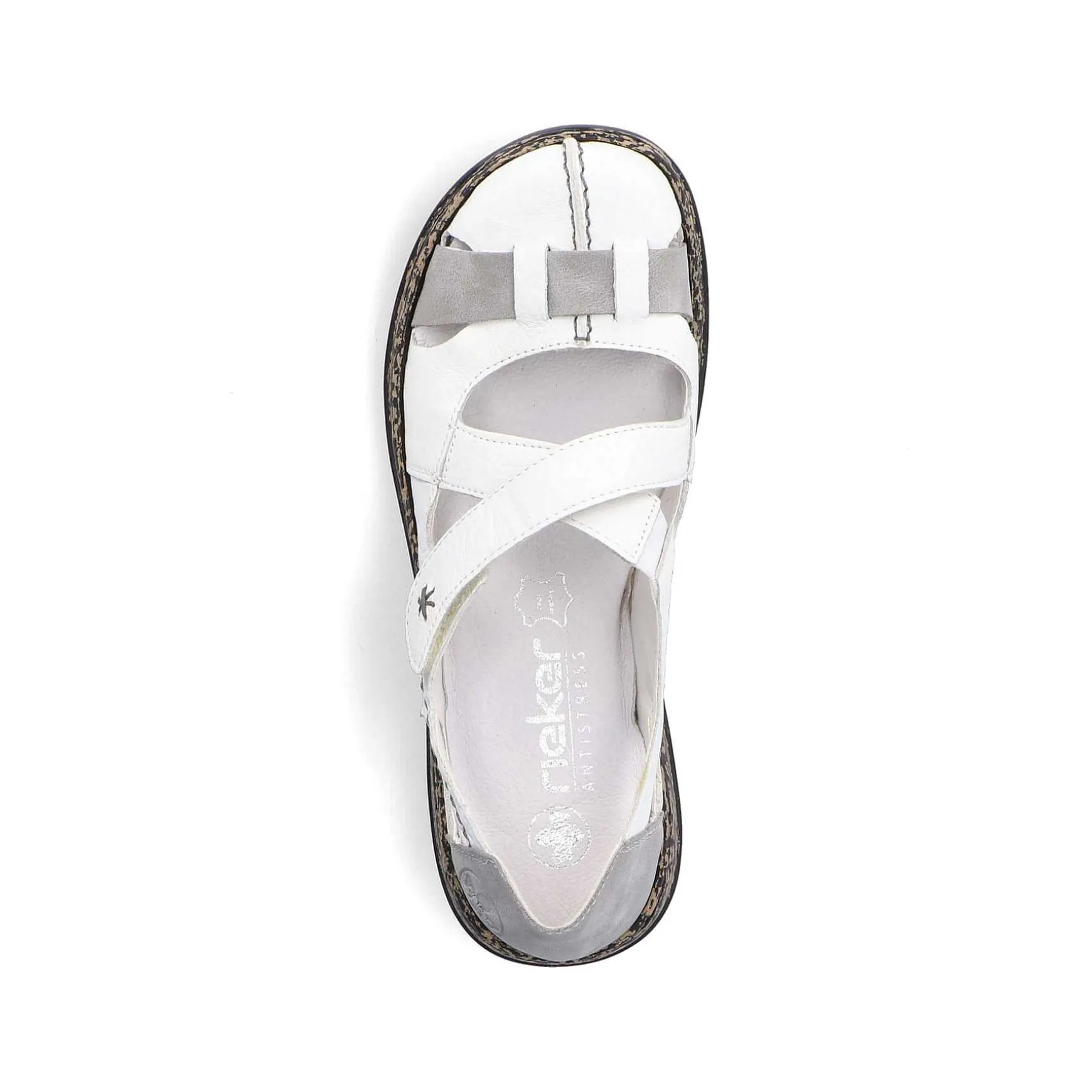 Rieker Women'S Slippers Crystal White