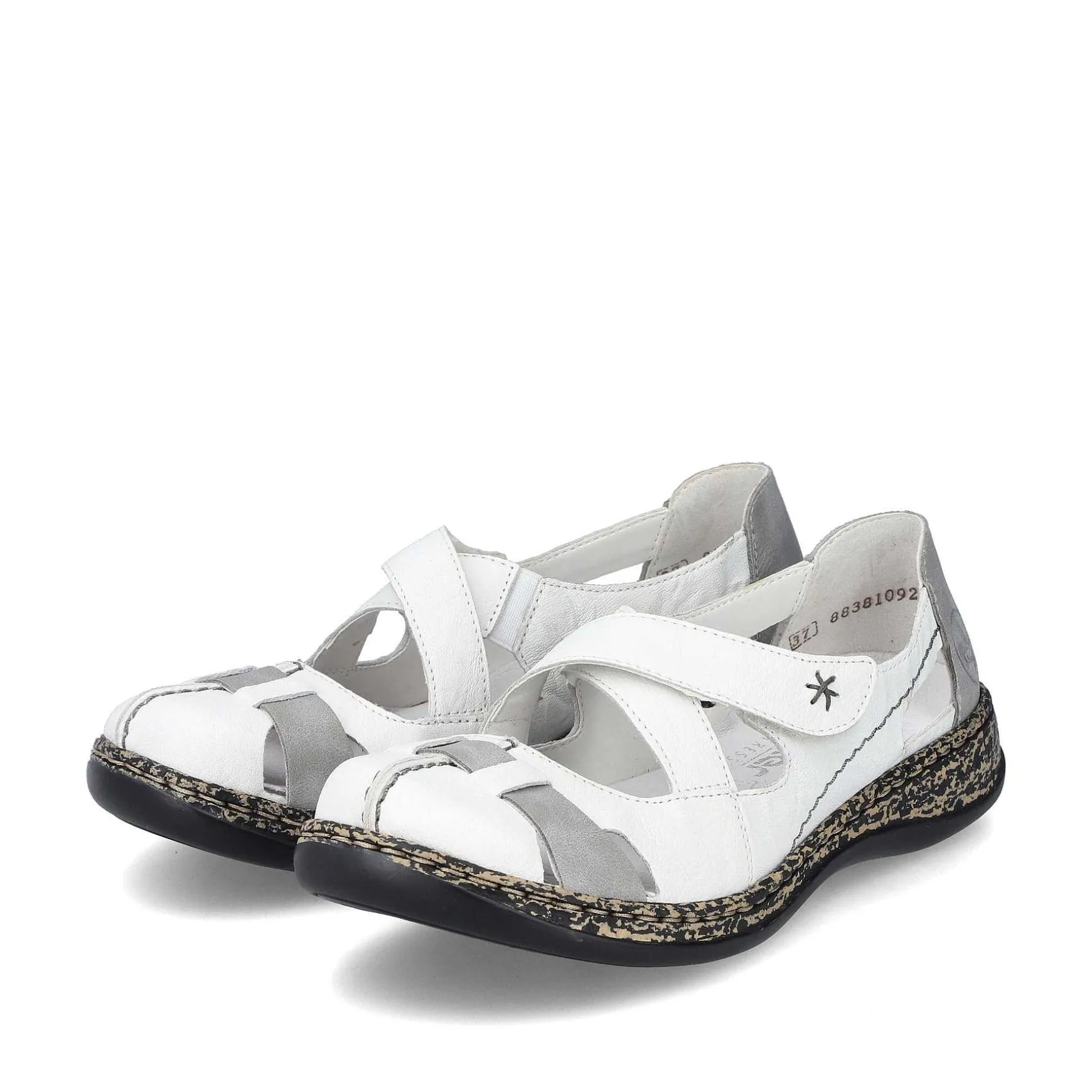 Rieker Women'S Slippers Crystal White