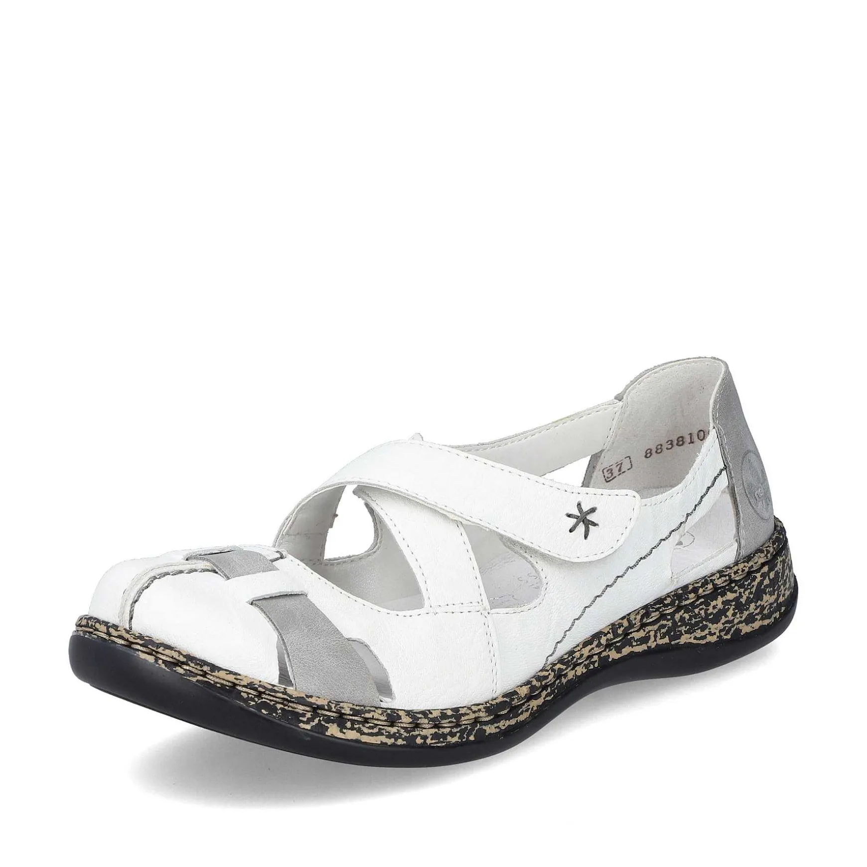 Rieker Women'S Slippers Crystal White