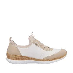 Rieker Women'S Slippers Cream White