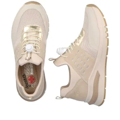 Rieker Women'S Slippers Cream Beige