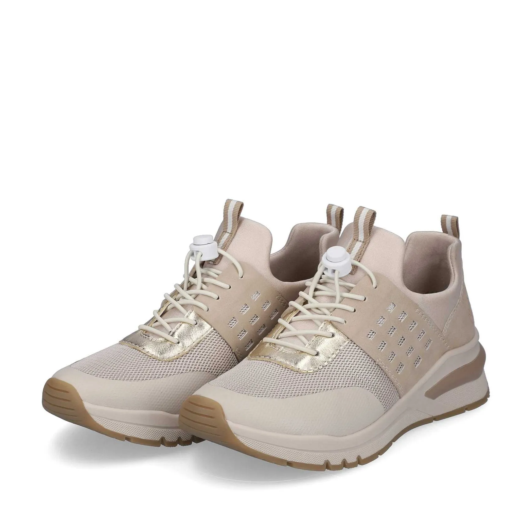 Rieker Women'S Slippers Cream Beige