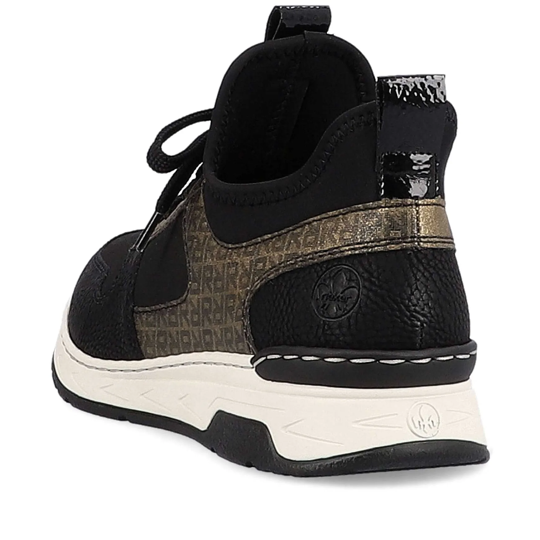 Rieker Women'S Slippers Deep Black-Khaki