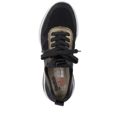 Rieker Women'S Slippers Deep Black-Khaki