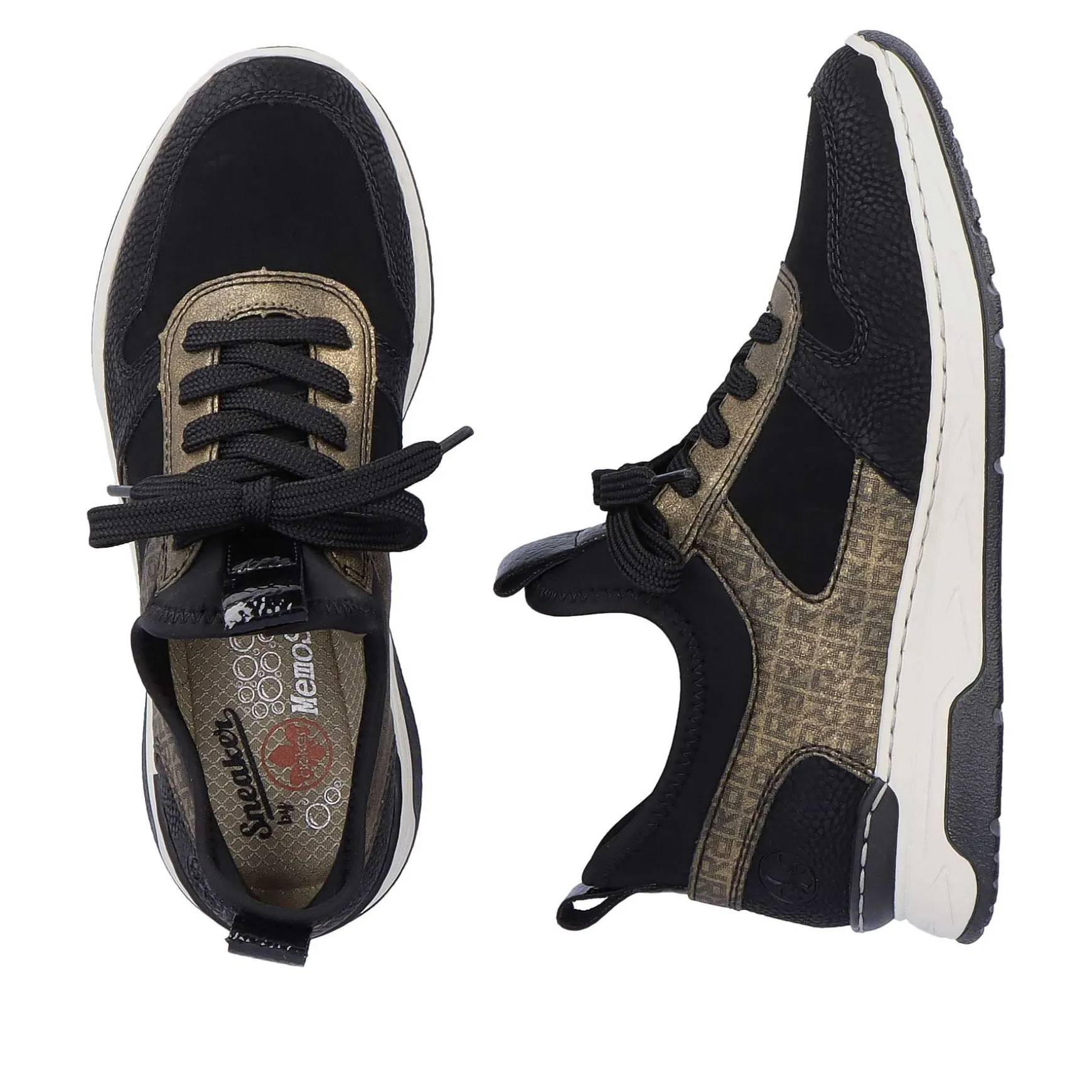 Rieker Women'S Slippers Deep Black-Khaki