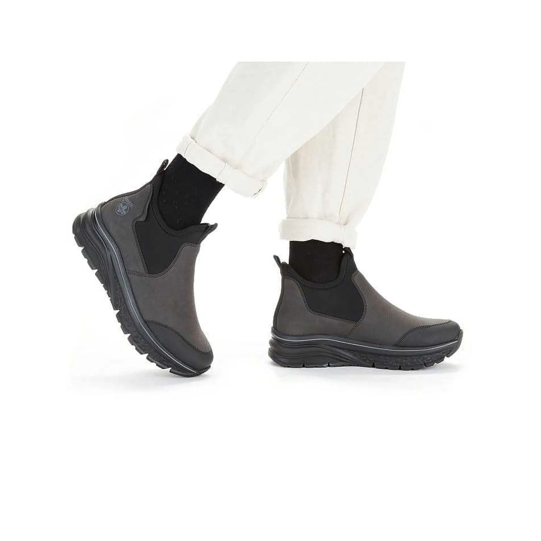 Rieker Women'S Slippers Granite Gray