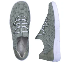 Rieker Women'S Slippers Green Grey