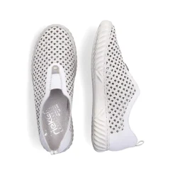 Rieker Women'S Slippers Gray White