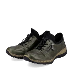 Rieker Women'S Slippers Grey-Green-Black