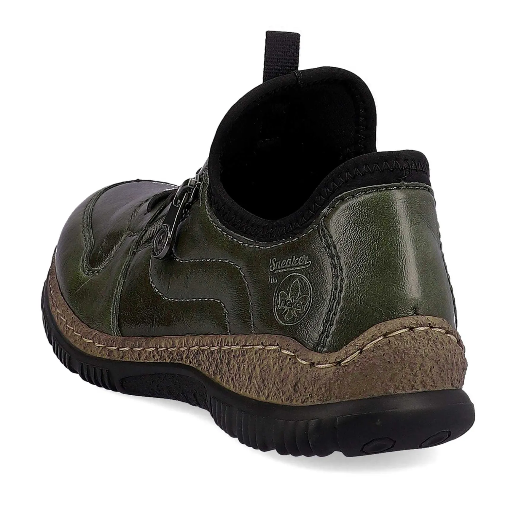 Rieker Women'S Slippers Grey-Green-Black