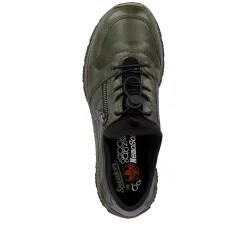 Rieker Women'S Slippers Grey-Green-Black