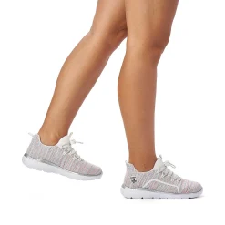 Rieker Women'S Slippers In White And Rainbow Colour