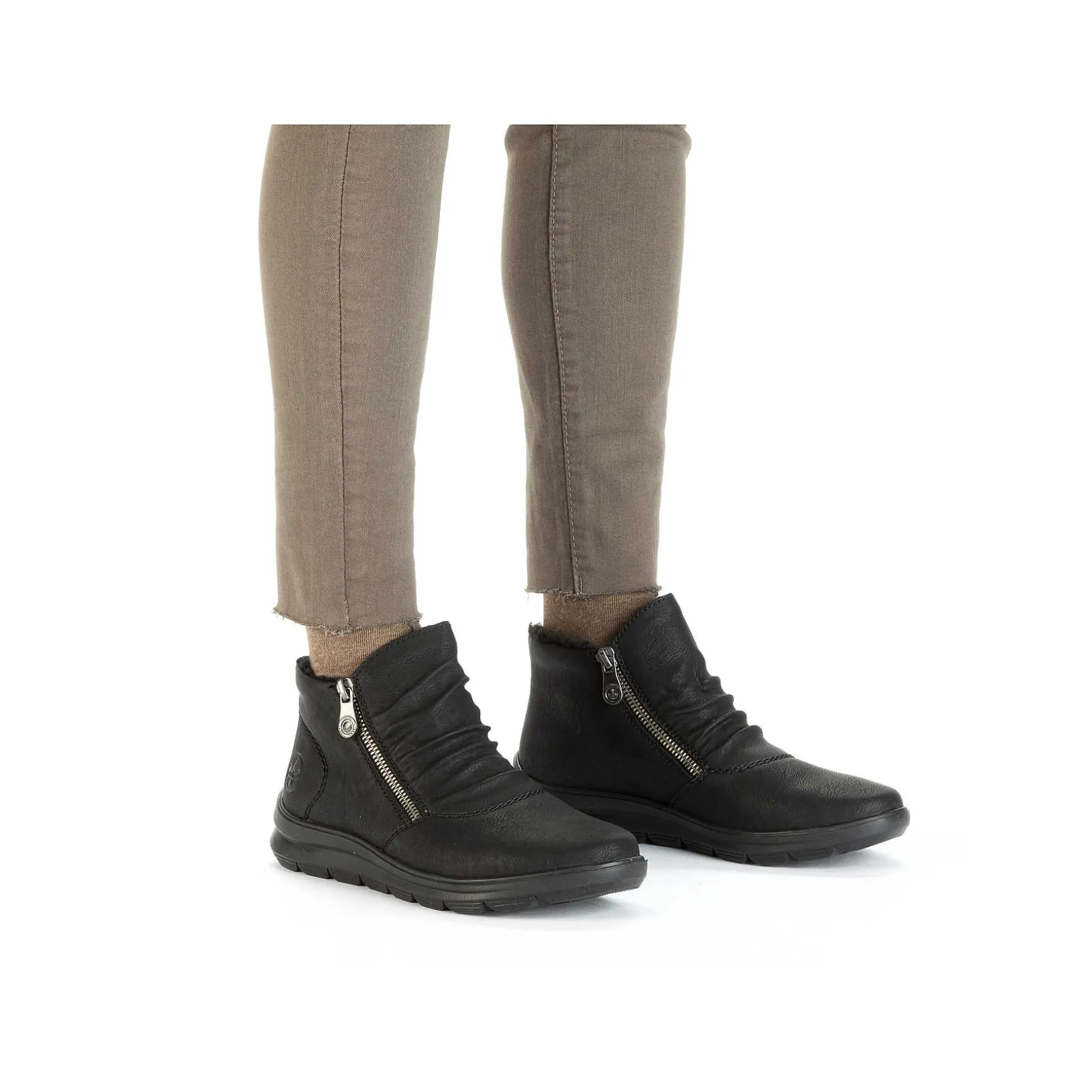 Rieker Women'S Slippers Jet Black