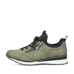 Rieker Women'S Slippers Khaki Green