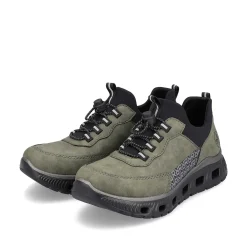 Rieker Women'S Slippers Khaki-Black