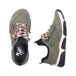 Rieker Women'S Slippers Khaki Green