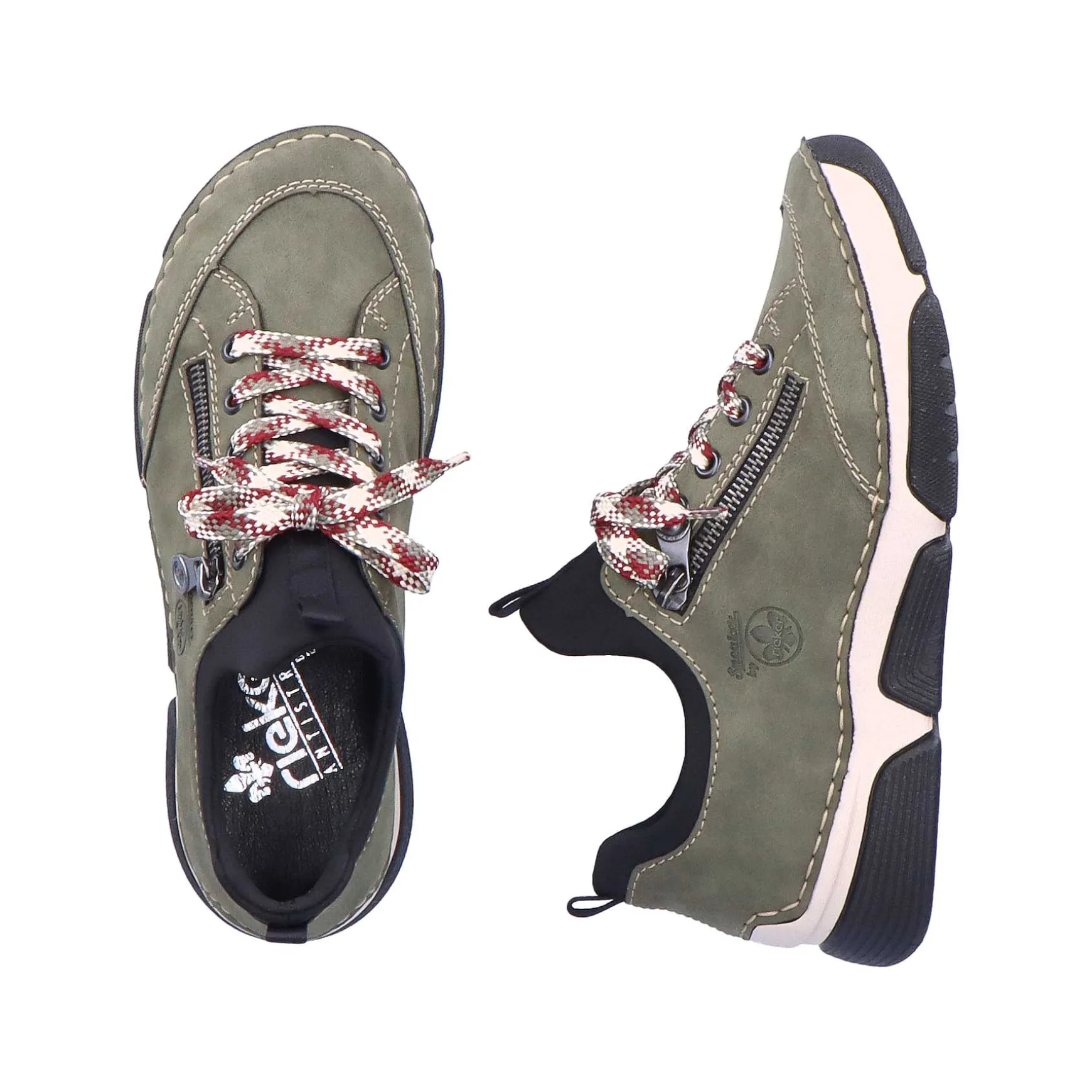 Rieker Women'S Slippers Khaki Green