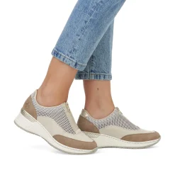Rieker Women'S Slippers Light Beige