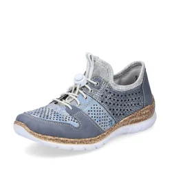 Rieker Women'S Slippers Metallic Blue