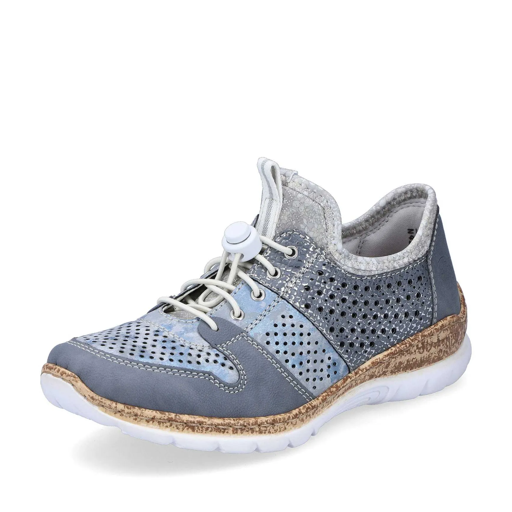 Rieker Women'S Slippers Metallic Blue