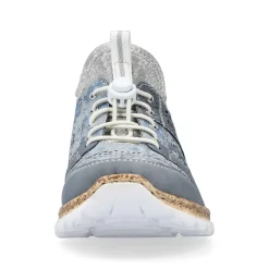 Rieker Women'S Slippers Metallic Blue