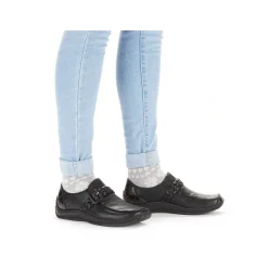 Rieker Women'S Slippers Midnight Black