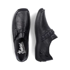 Rieker Women'S Slippers Midnight Black