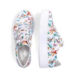 Rieker Women'S Slippers Multi-Pure White