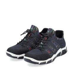 Rieker Women'S Slippers Navy Blue