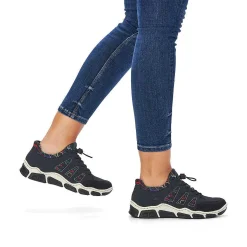 Rieker Women'S Slippers Navy Blue