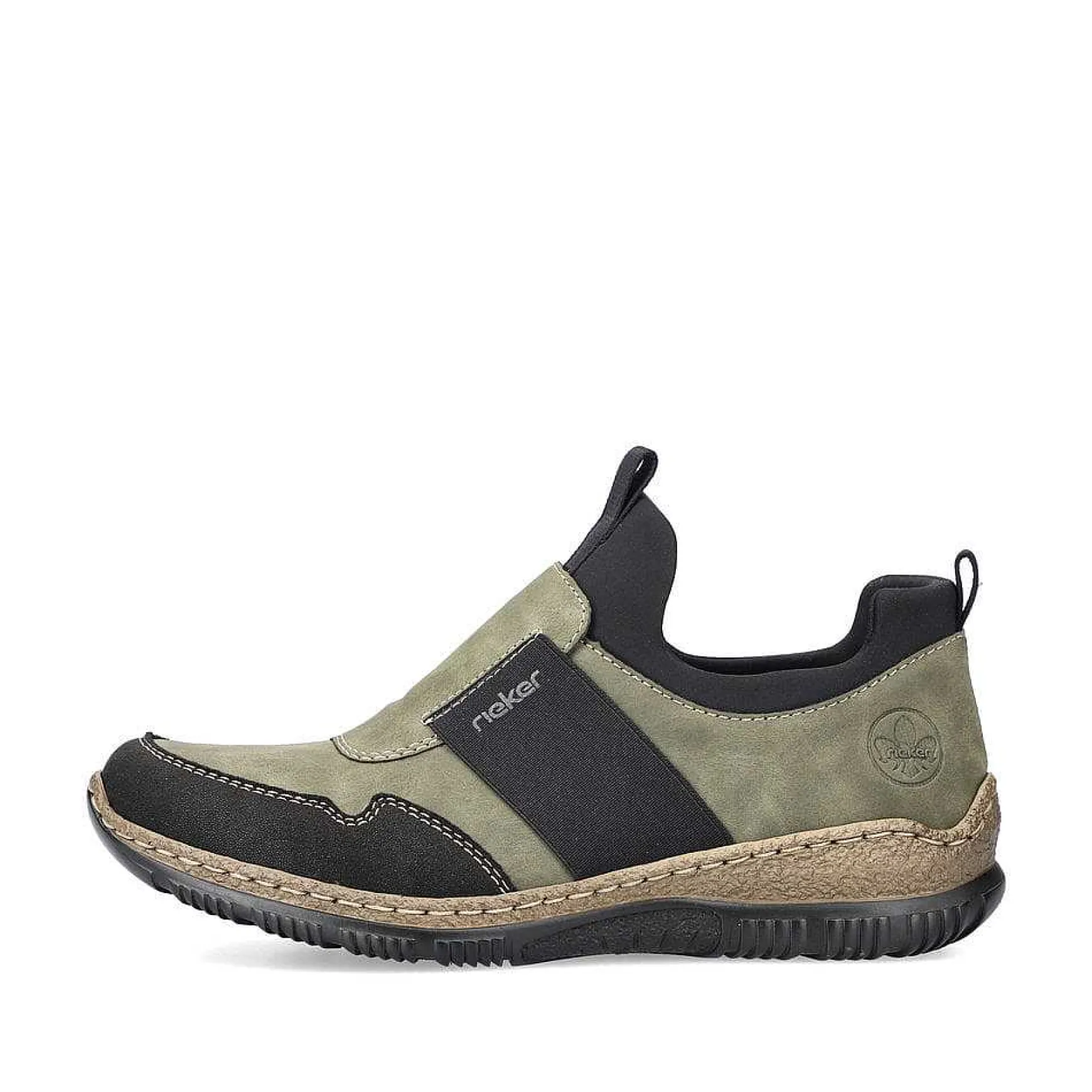 Rieker Women'S Slippers Olive Green