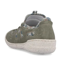 Rieker Women'S Slippers Olive Green