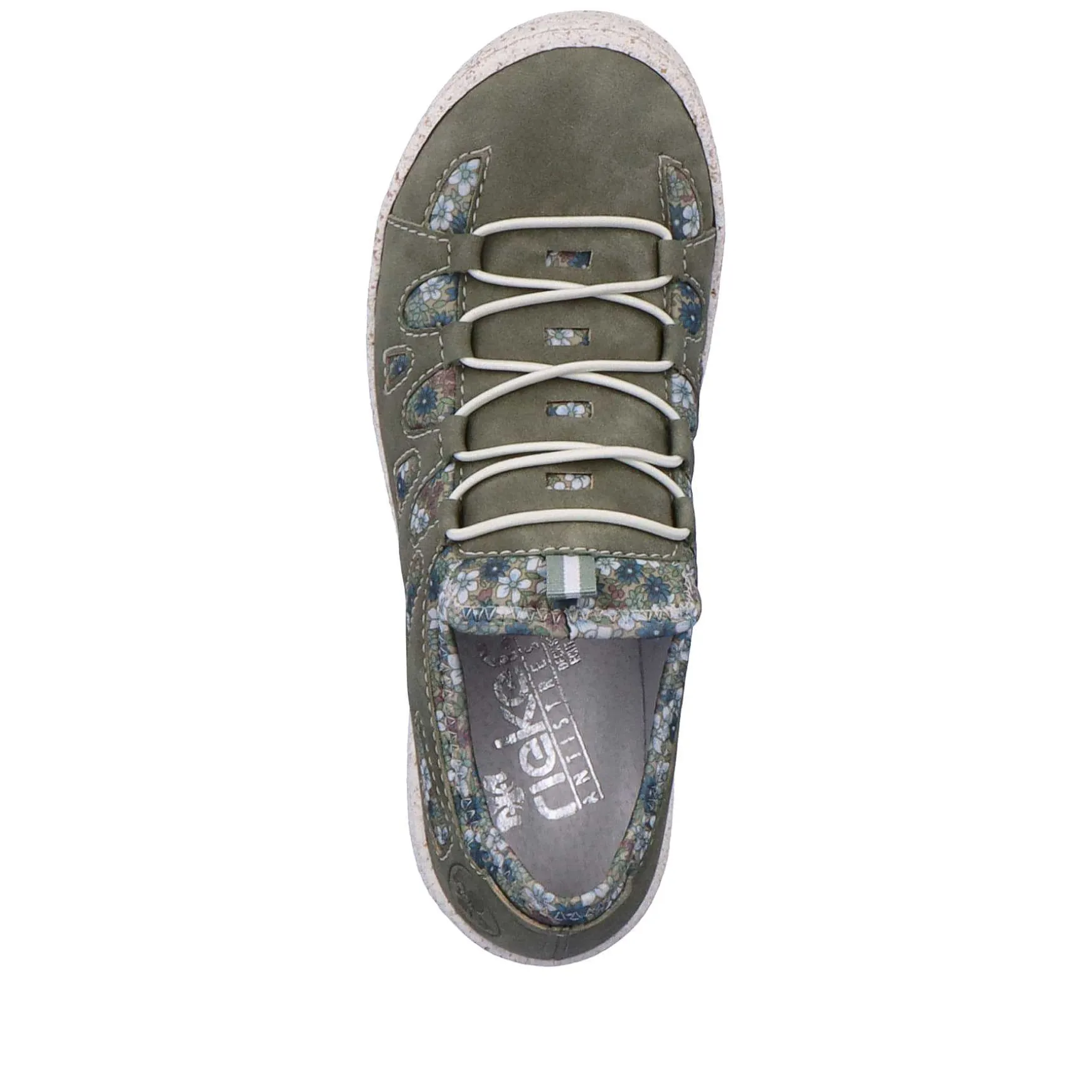 Rieker Women'S Slippers Olive Green