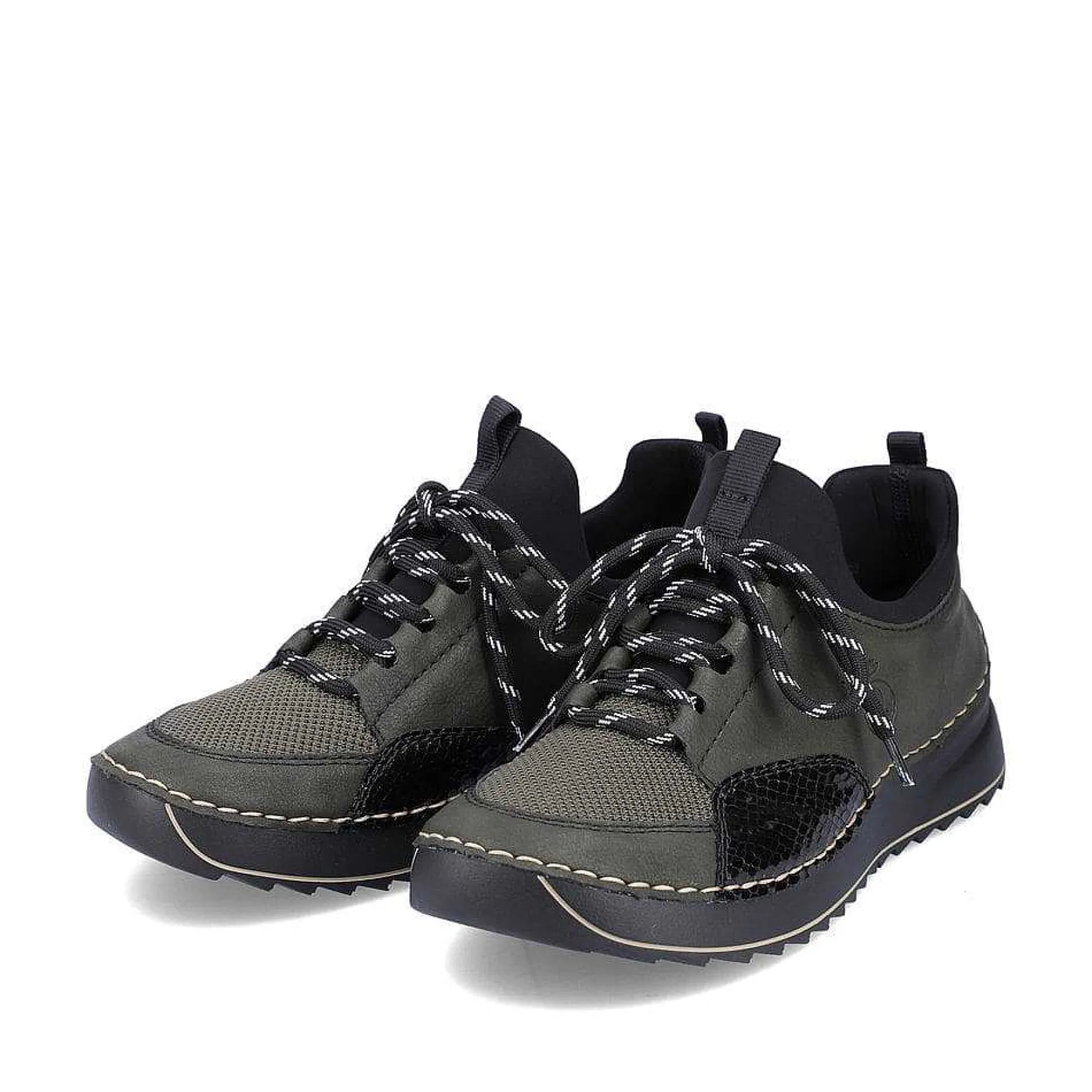 Rieker Women'S Slippers Olive Green