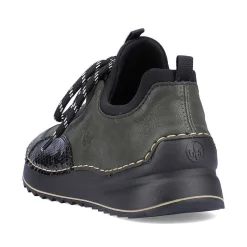 Rieker Women'S Slippers Olive Green