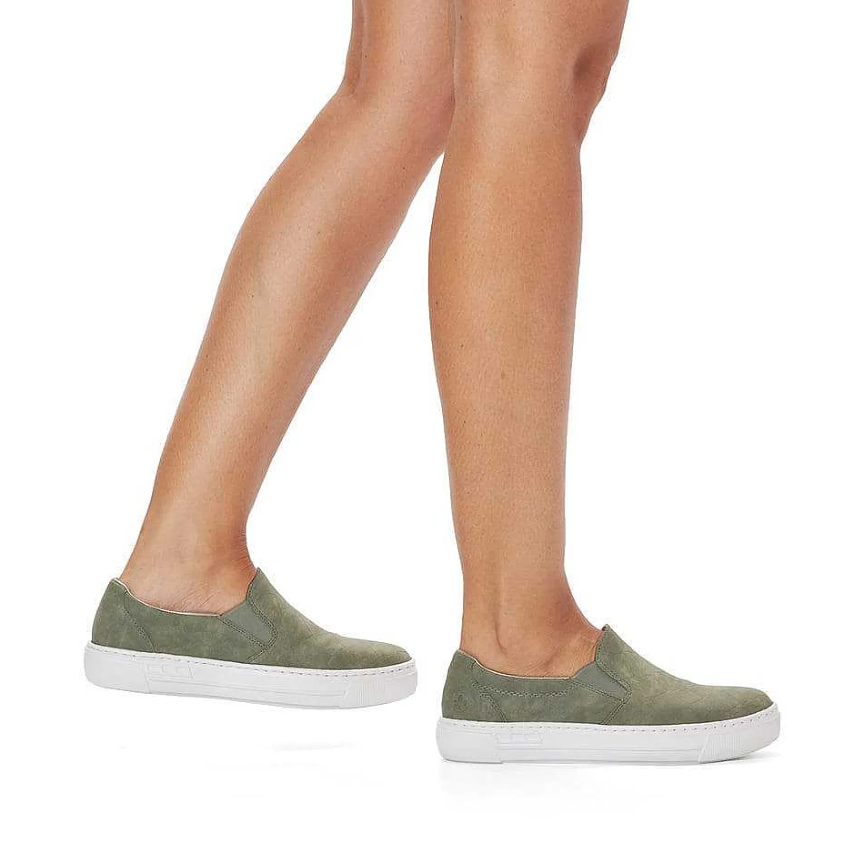 Rieker Women'S Slippers Olive Green