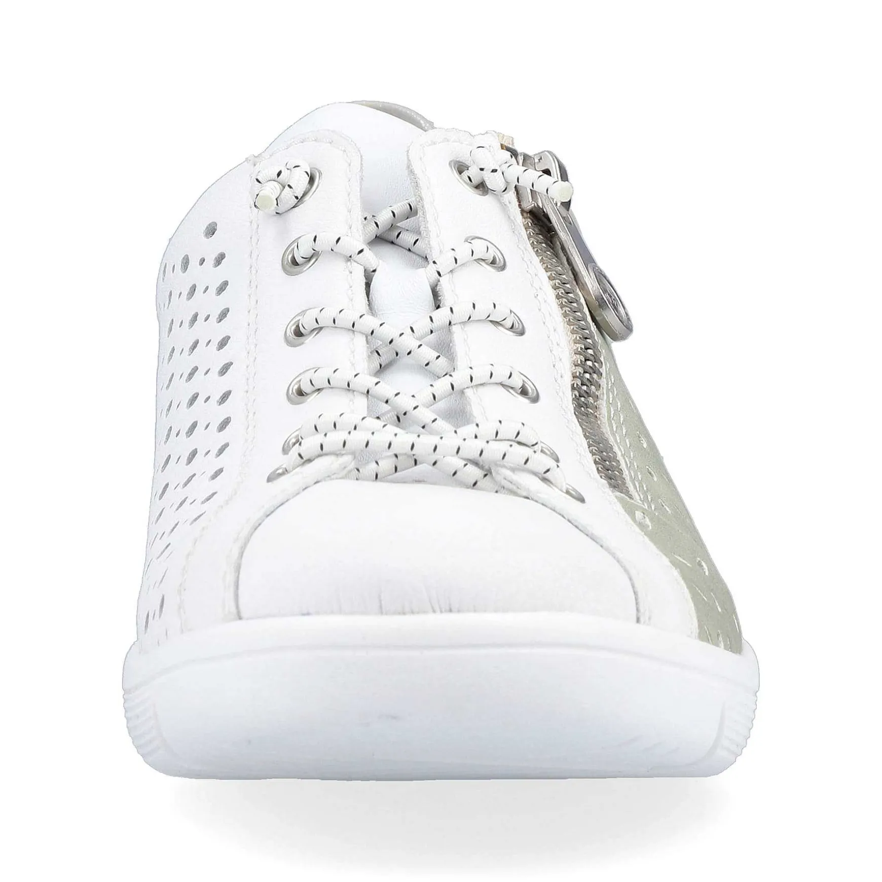 Rieker Women'S Slippers Pearl White-Mint Green-Beige