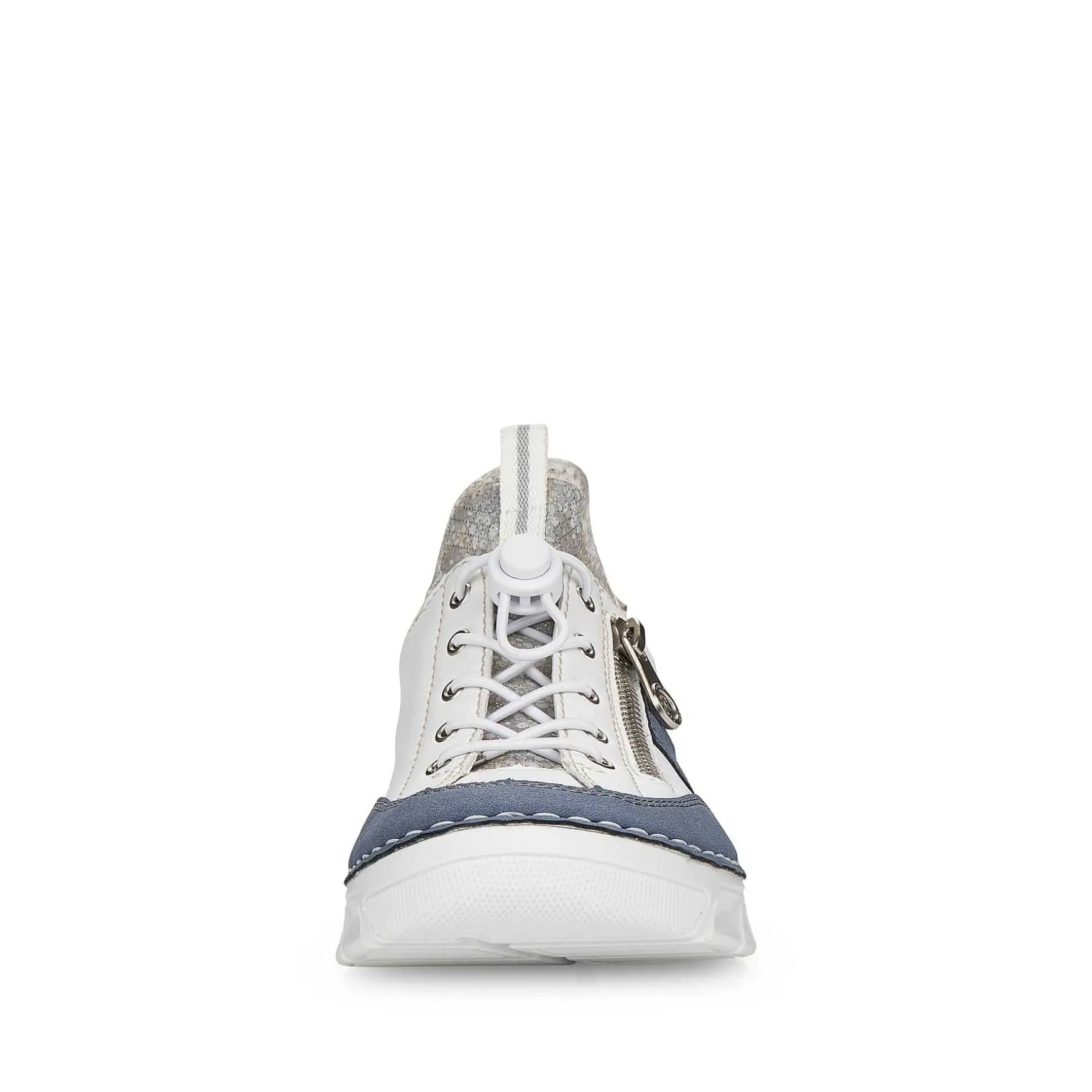 Rieker Women'S Slippers Pure White-Ocean Blue