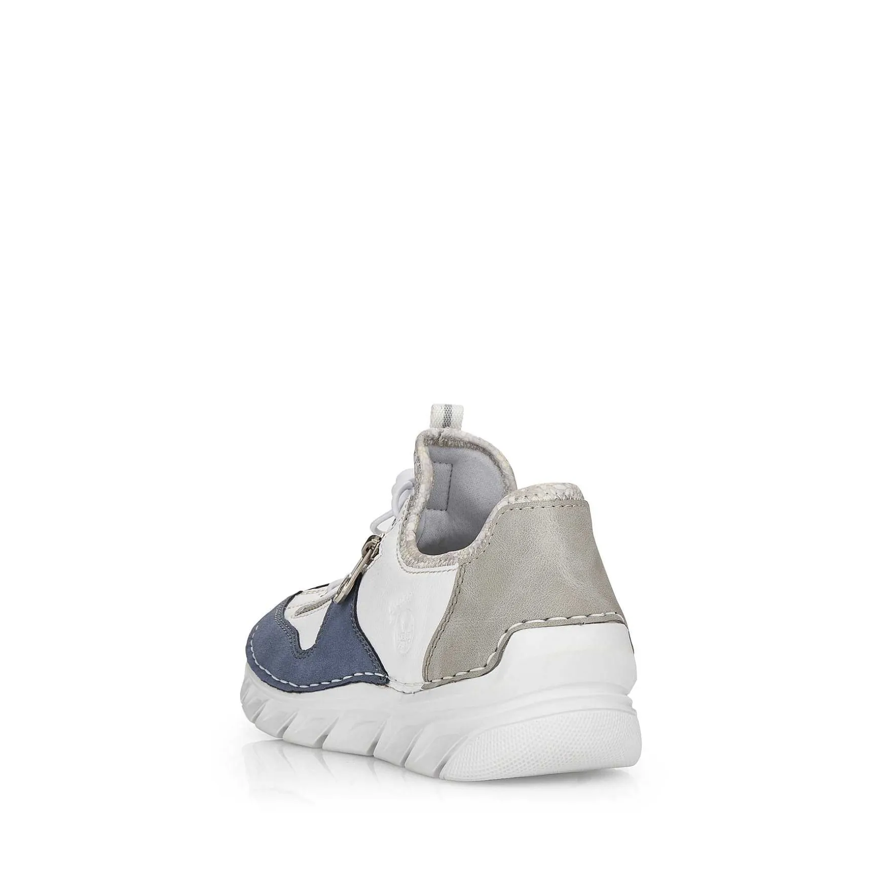 Rieker Women'S Slippers Pure White-Ocean Blue