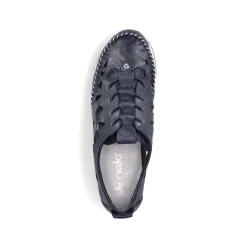 Rieker Women'S Slippers Steel Blue