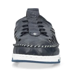Rieker Women'S Slippers Steel Blue