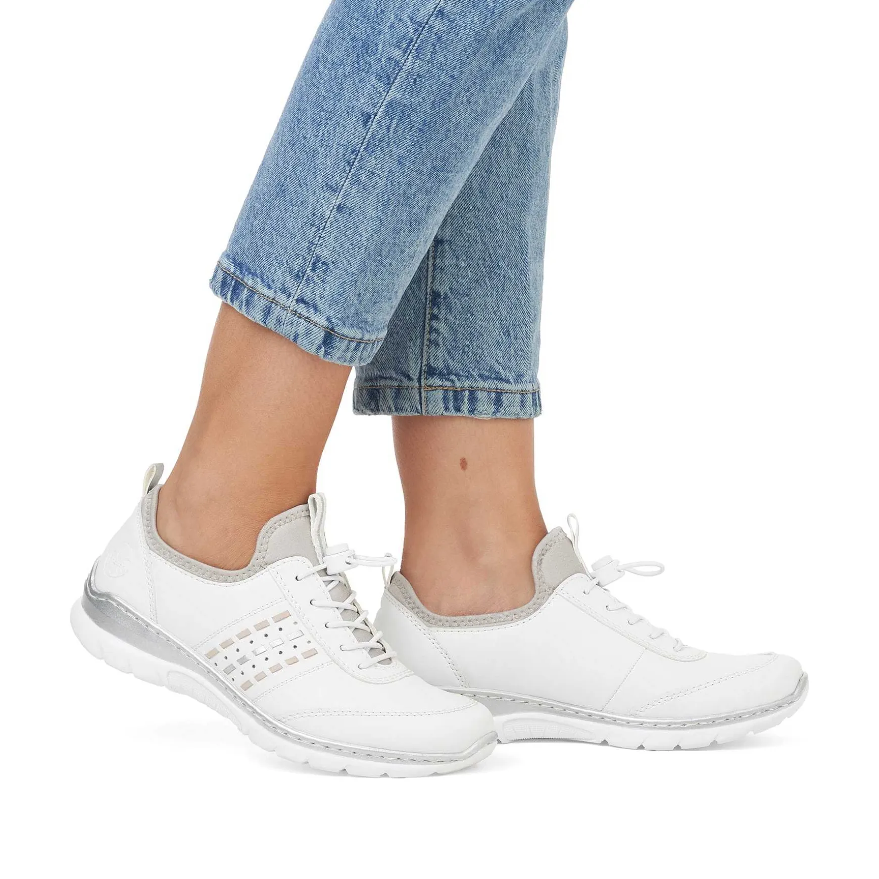 Rieker Women'S Slippers Swan White