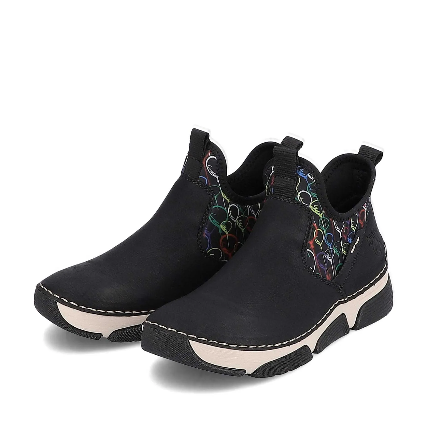 Rieker Women'S Slippers Urban Black