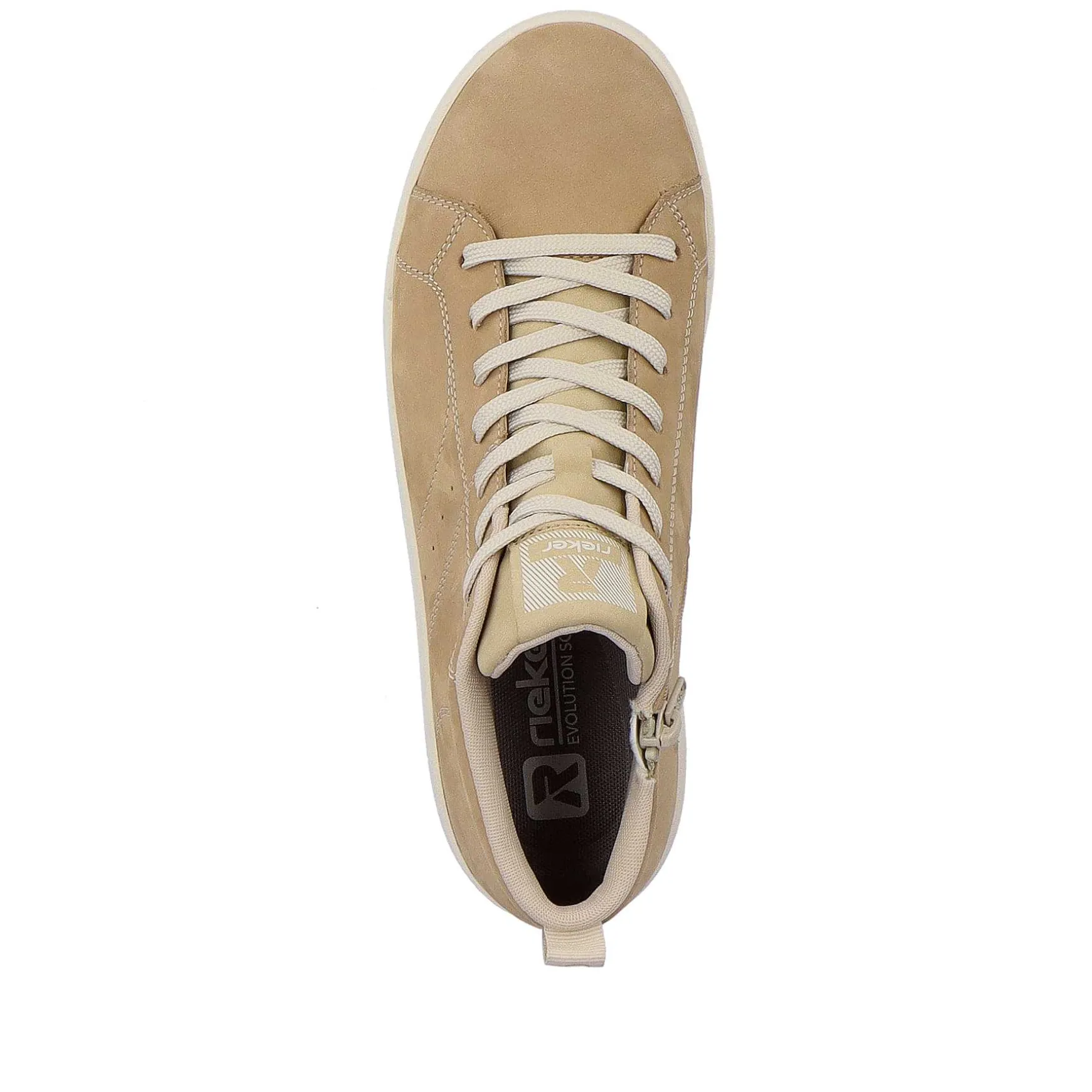 Rieker Women'S Sneaker High Cream Beige