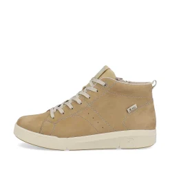 Rieker Women'S Sneaker High Cream Beige