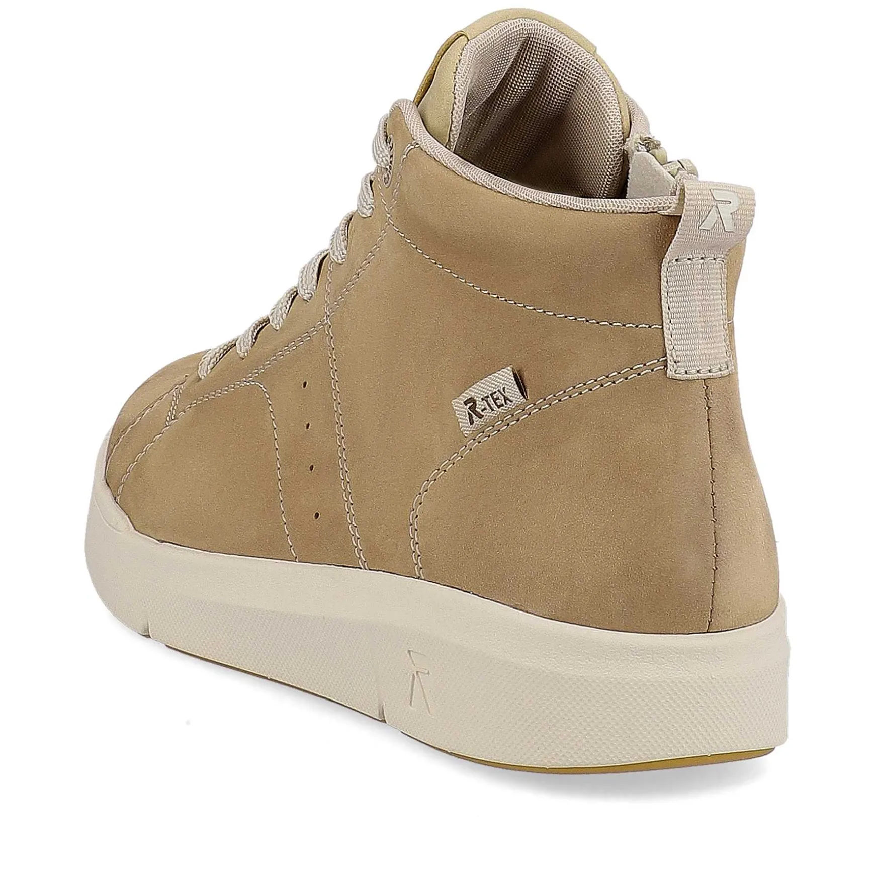 Rieker Women'S Sneaker High Cream Beige