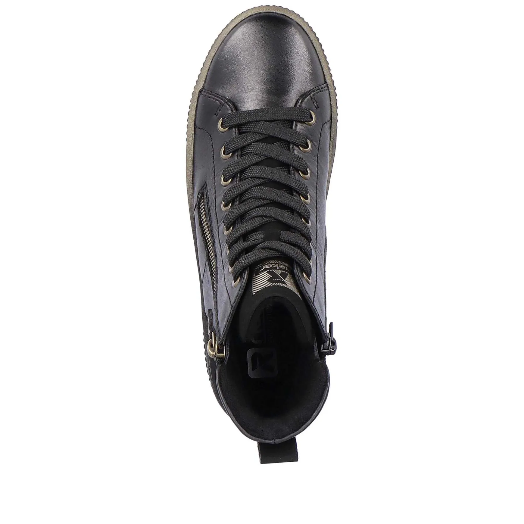 Rieker Women'S Sneaker High Urban Black