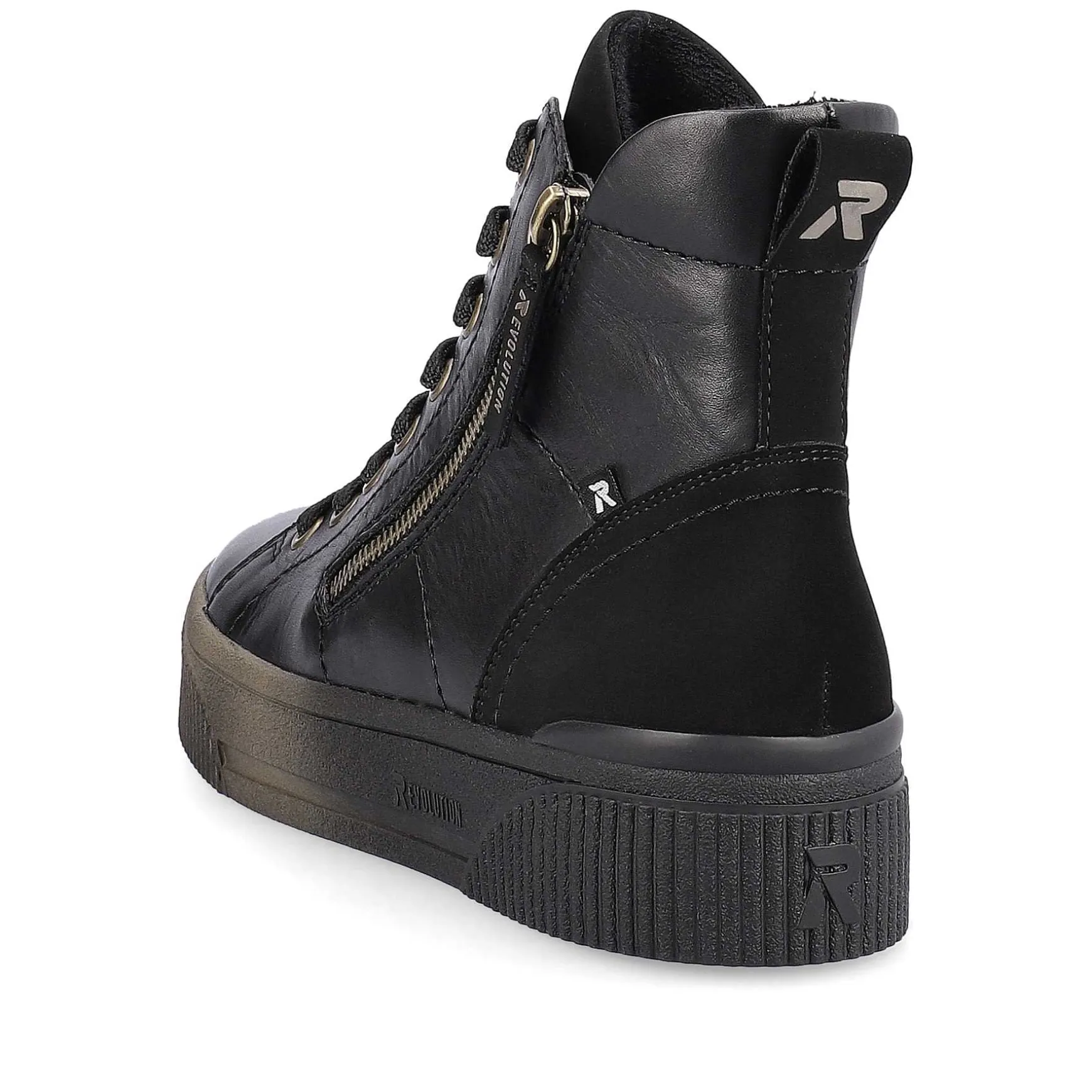 Rieker Women'S Sneaker High Urban Black