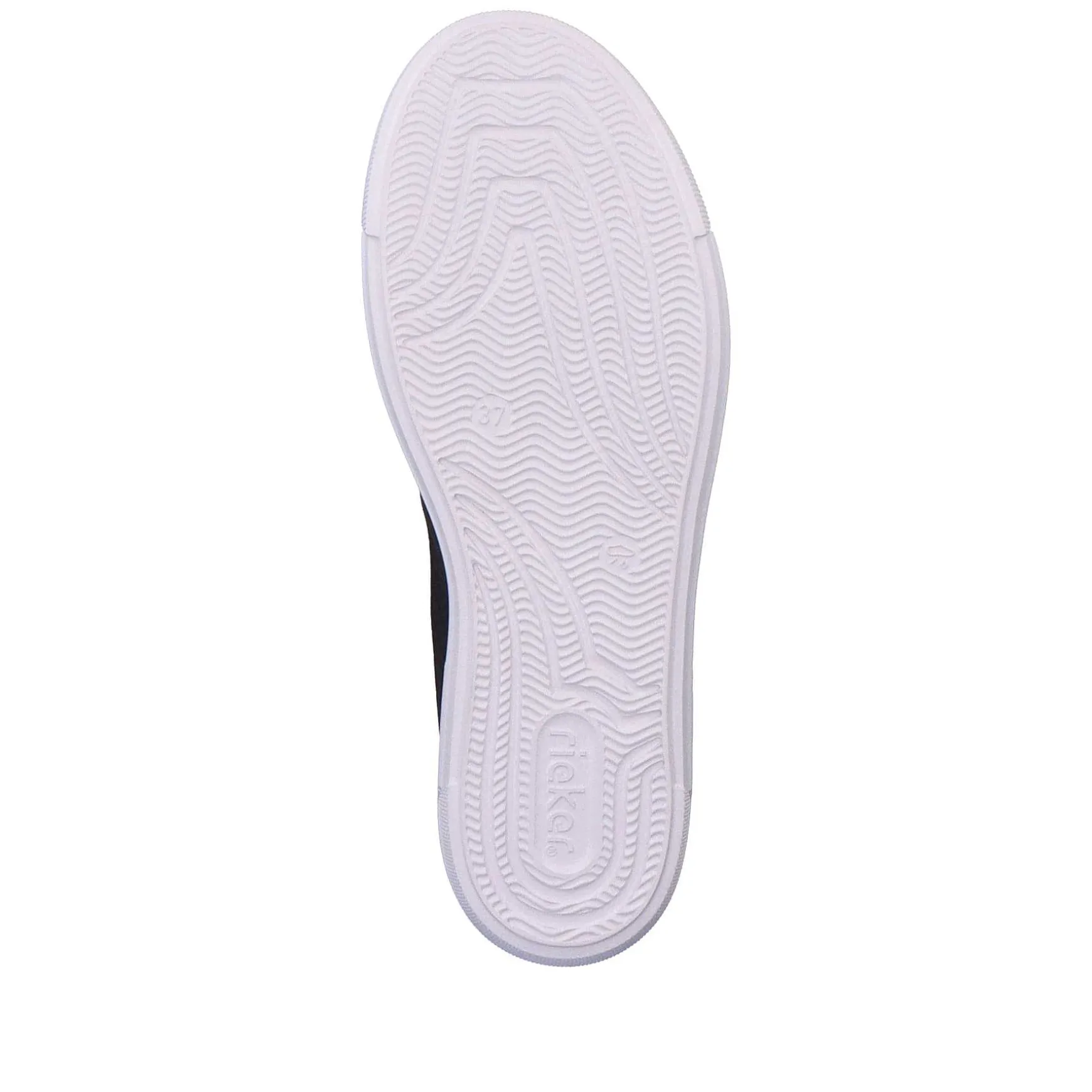 Rieker Women'S Sneaker High Night Black-Crystal White