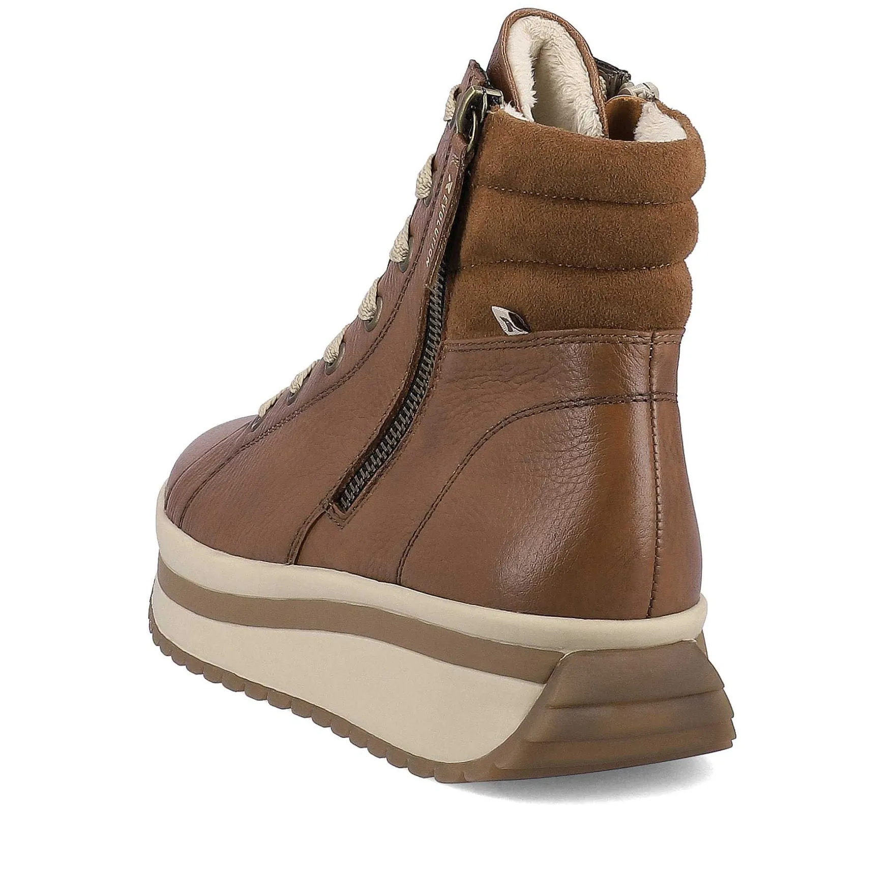 Rieker Women'S Sneaker High Wood Brown
